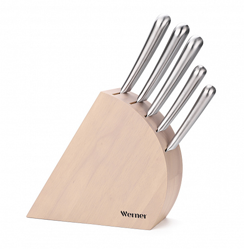Набор ножей Werner Organic на подставке 51950 5 предметов